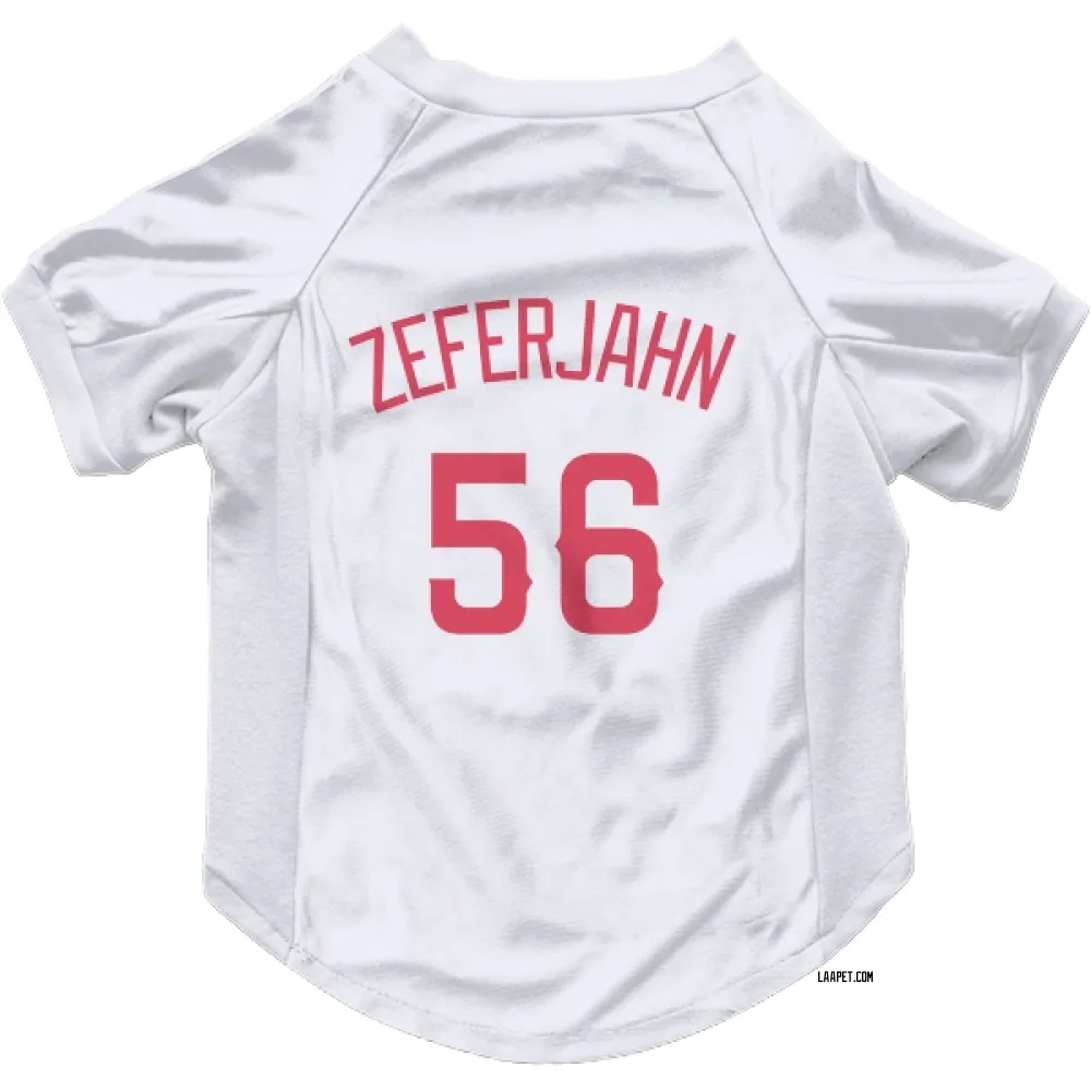 Los Angeles Angels Ryan Zeferjahn Navy Pet Jersey for Dog & Cat