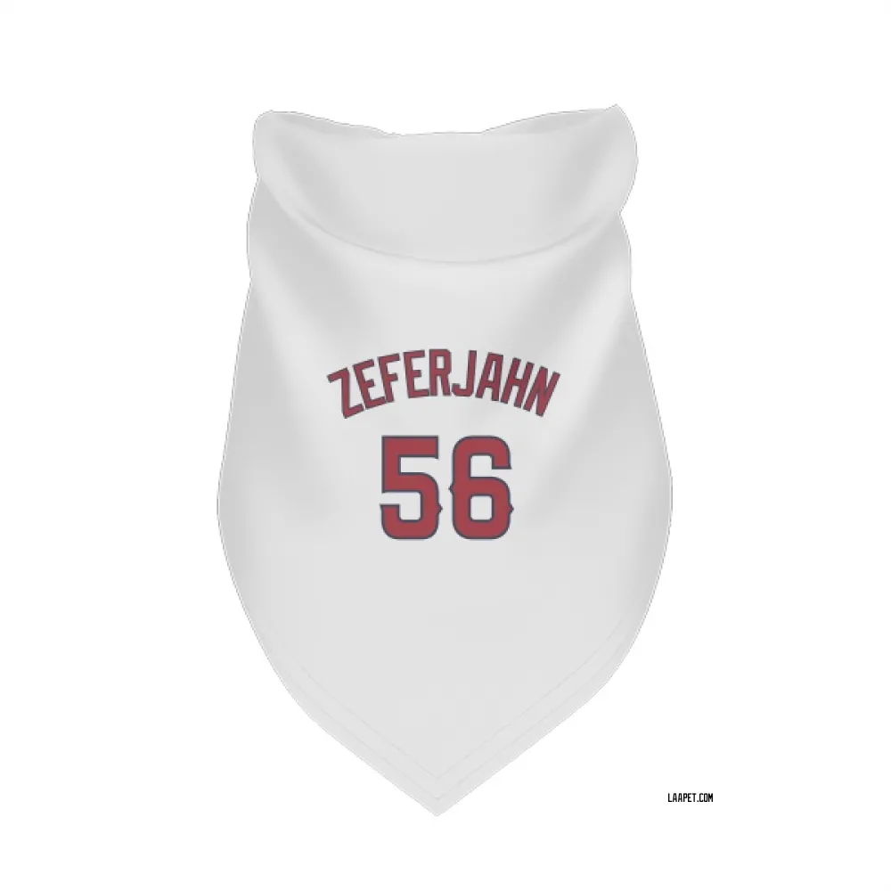 Los Angeles Angels Ryan Zeferjahn White Pet Bandana for Dog & Cat