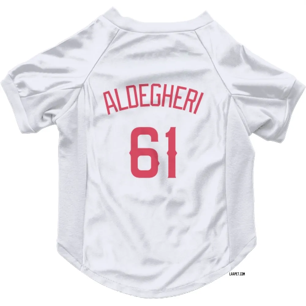 Los Angeles Angels Sam Aldegheri Navy Pet Jersey for Dog & Cat