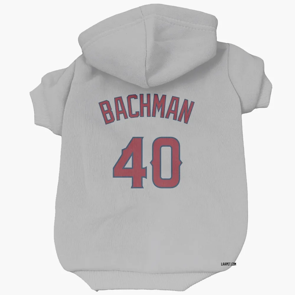 Los Angeles Angels Sam Bachman Gray Pet Hoodie for Dog & Cat