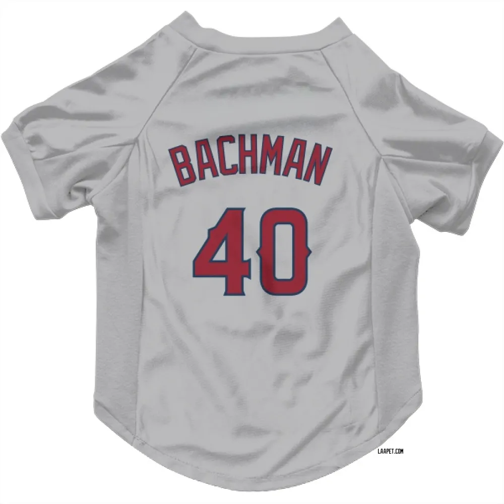 Los Angeles Angels Sam Bachman Gray Pet Jersey for Dog & Cat