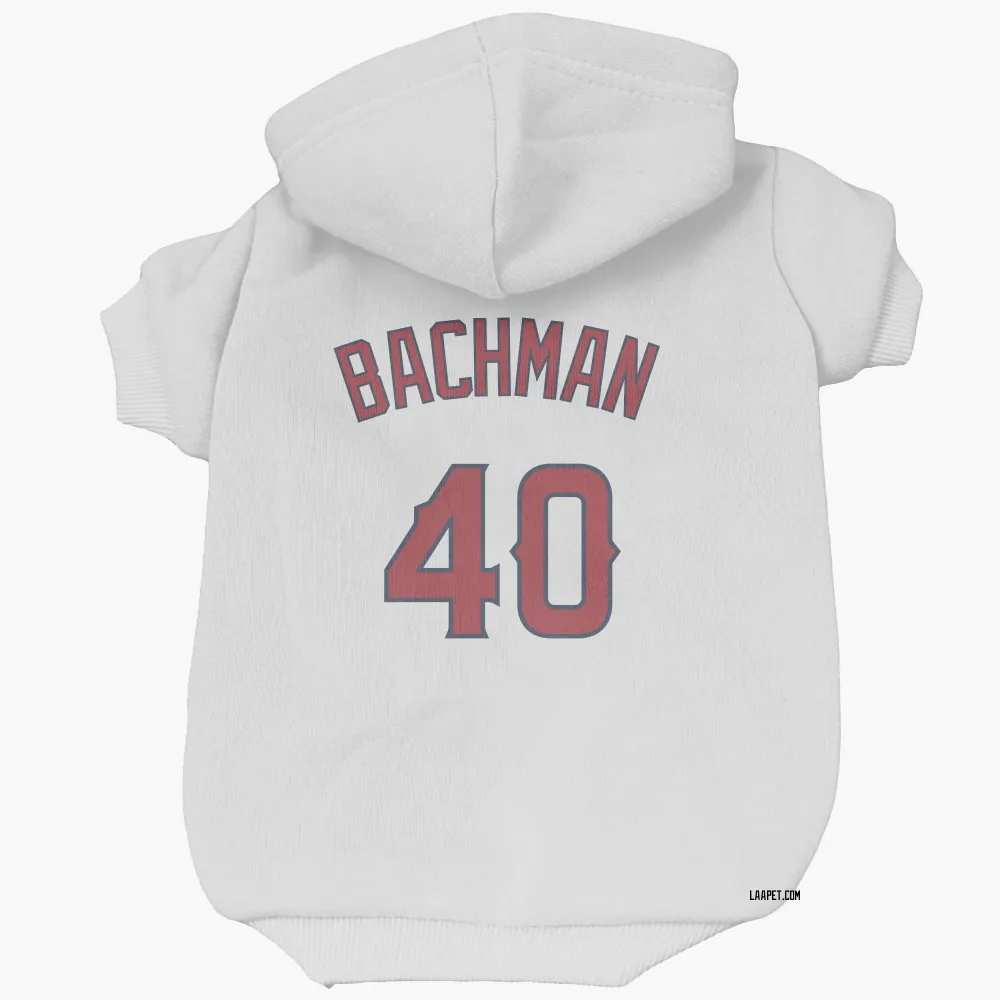 Los Angeles Angels Sam Bachman White Pet Hoodie for Dog & Cat