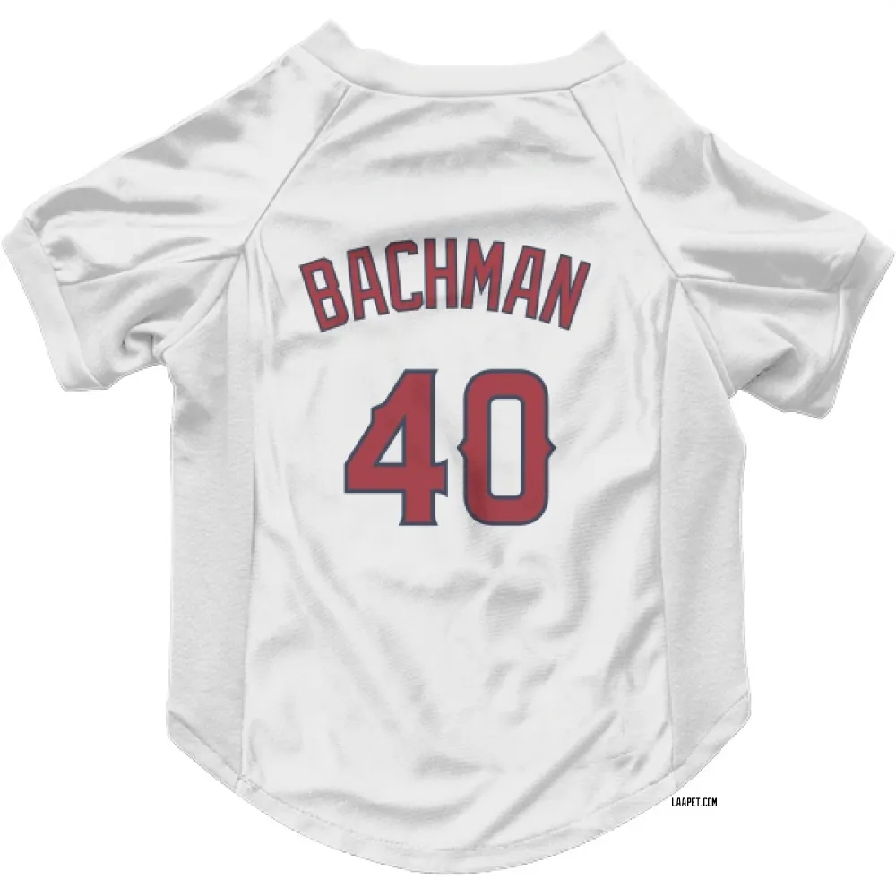 Los Angeles Angels Sam Bachman White Pet Jersey for Dog & Cat