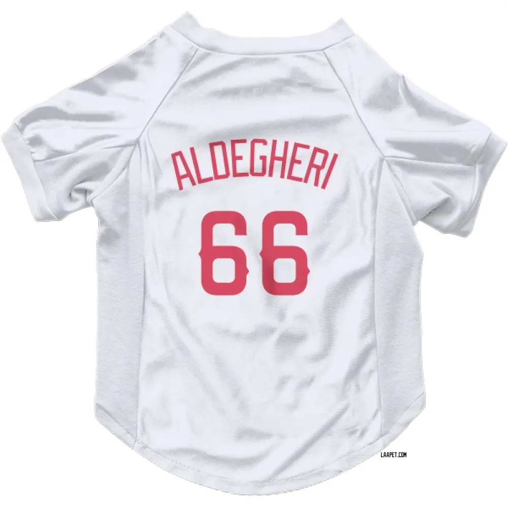 Los Angeles Angels Samuel Aldegheri Navy Pet Jersey for Dog & Cat