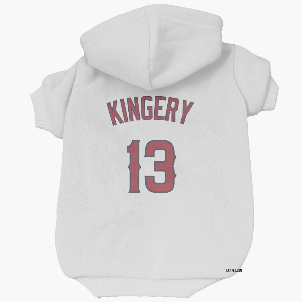 Los Angeles Angels Scott Kingery White Pet Hoodie for Dog & Cat