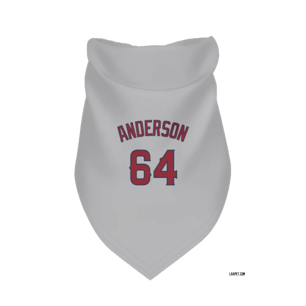 Los Angeles Angels Shaun Anderson Gray Pet Bandana for Dog & Cat