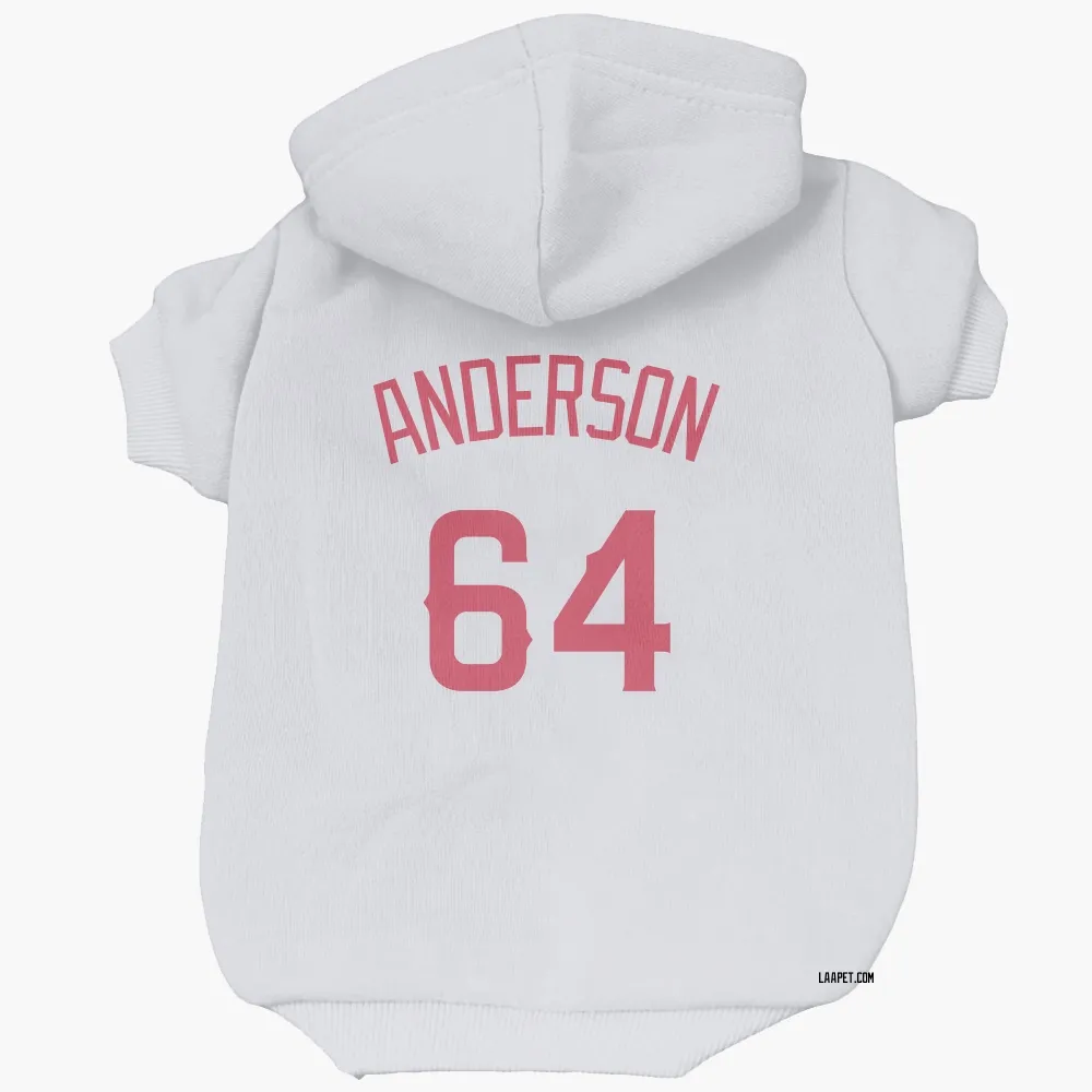 Los Angeles Angels Shaun Anderson Navy Pet Hoodie for Dog & Cat