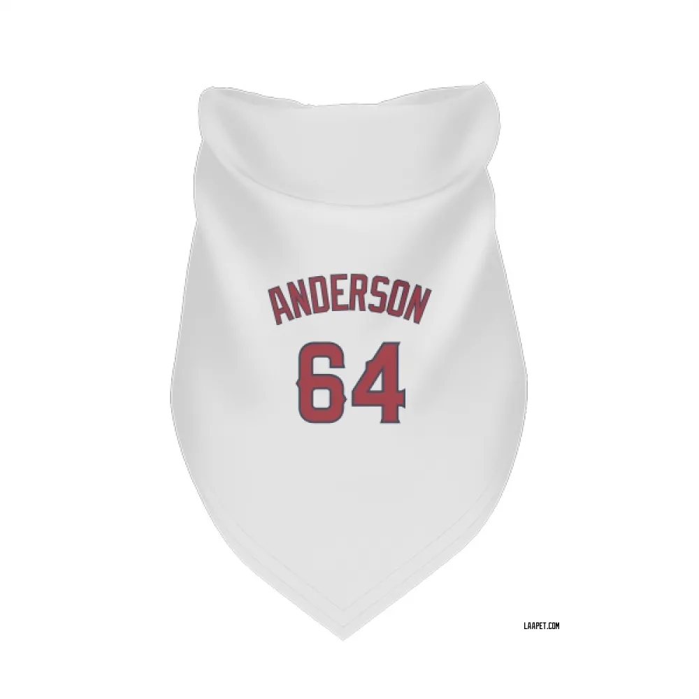 Los Angeles Angels Shaun Anderson White Pet Bandana for Dog & Cat