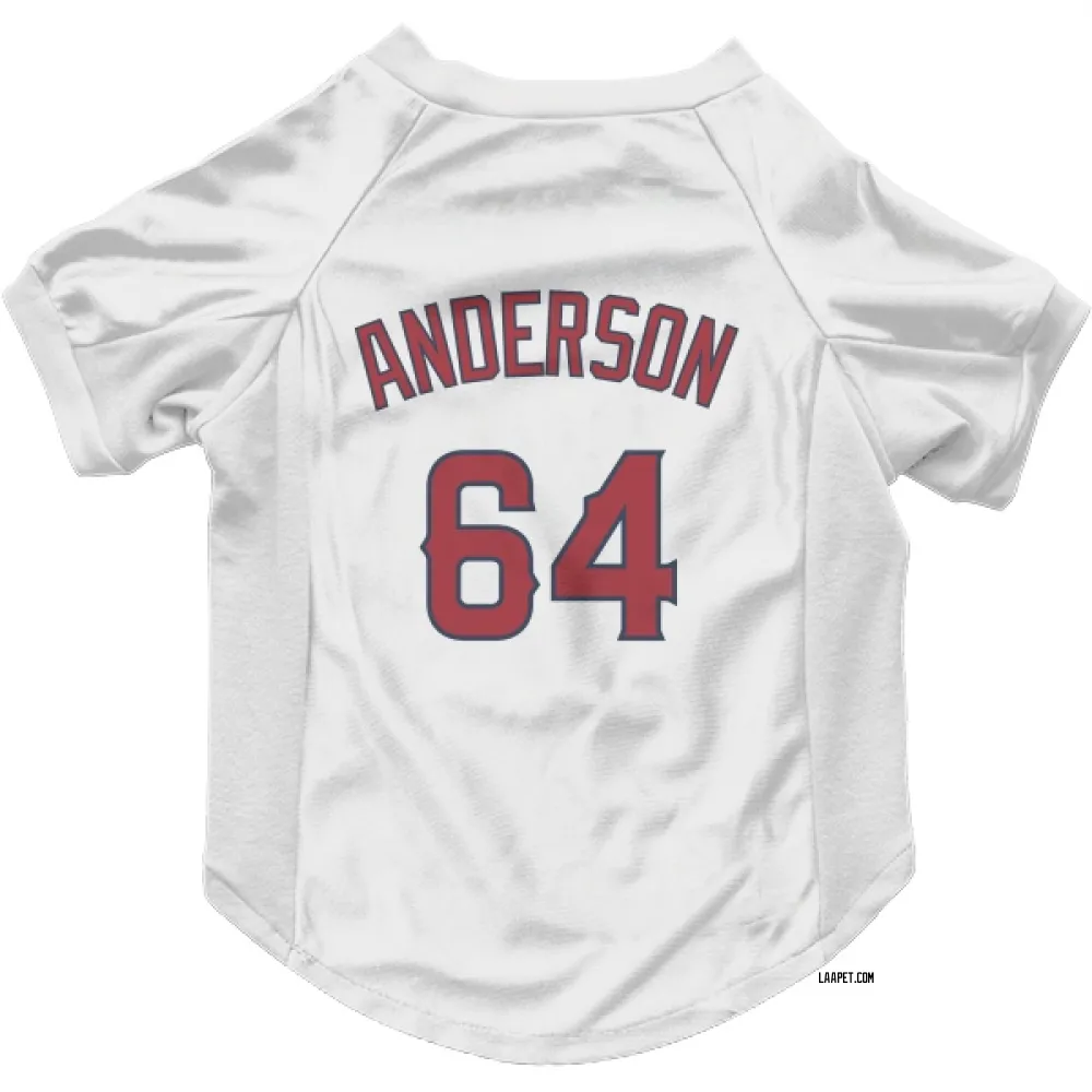 Los Angeles Angels Shaun Anderson White Pet Jersey for Dog & Cat