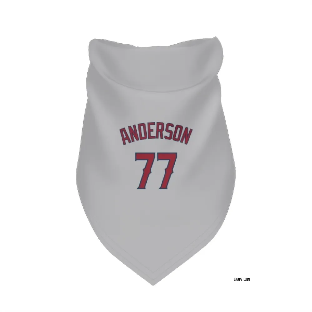 Los Angeles Angels Tim Anderson Gray Pet Bandana for Dog & Cat