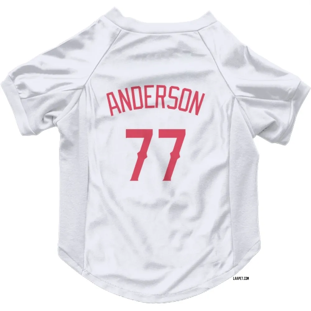Los Angeles Angels Tim Anderson Navy Pet Jersey for Dog & Cat