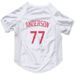 Los Angeles Angels Tim Anderson Navy Pet Jersey for Dog & Cat