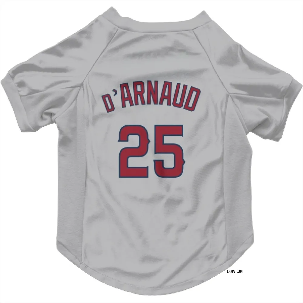 Los Angeles Angels Travis d'Arnaud Gray Pet Jersey for Dog & Cat