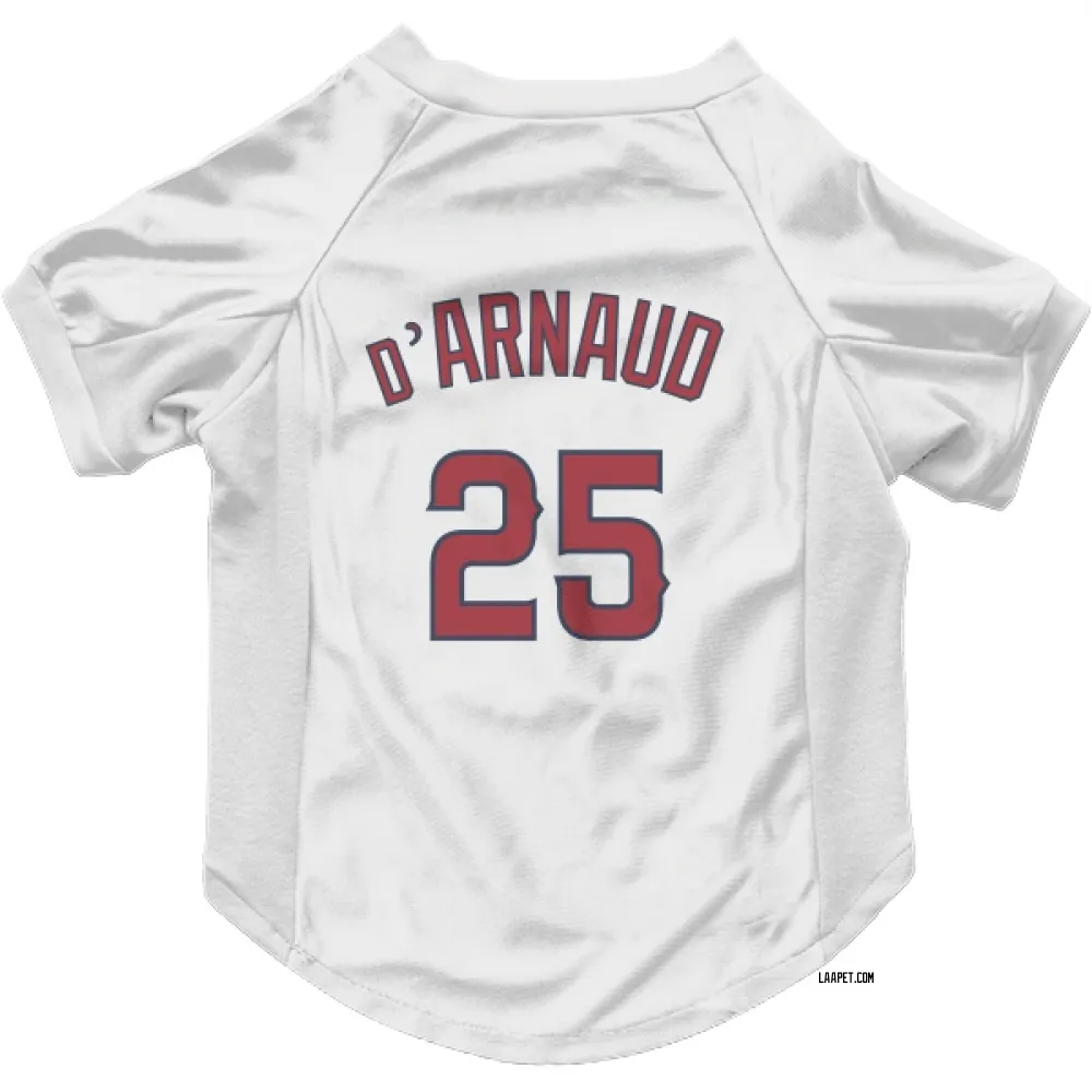 Los Angeles Angels Travis d'Arnaud White Pet Jersey for Dog & Cat