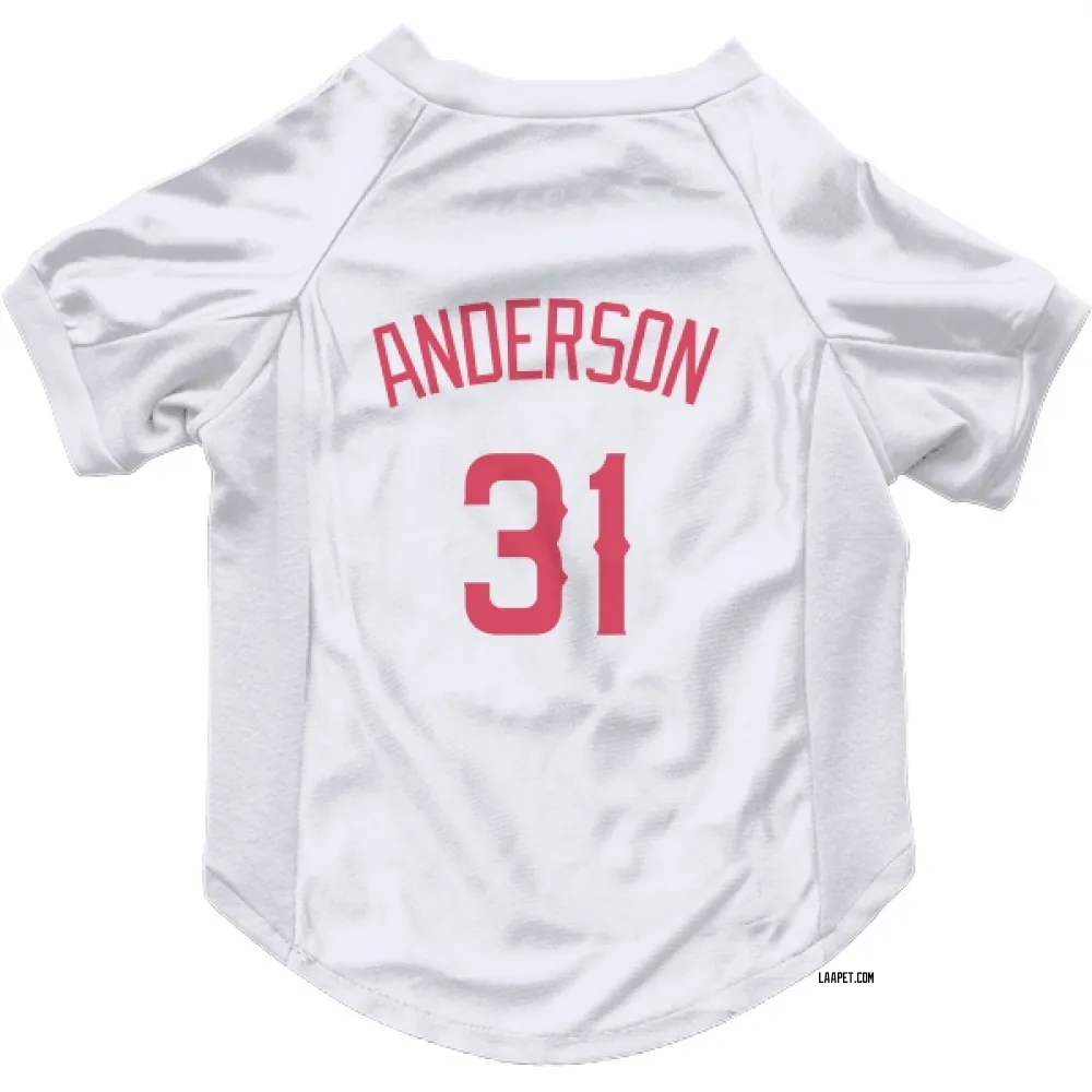 Los Angeles Angels Tyler Anderson Navy Pet Jersey for Dog & Cat