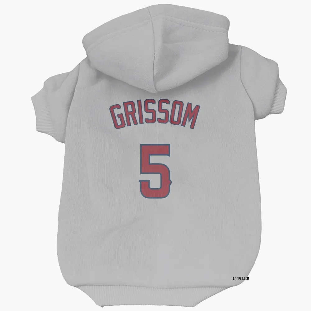 Los Angeles Angels Vaughn Grissom Gray Pet Hoodie for Dog & Cat