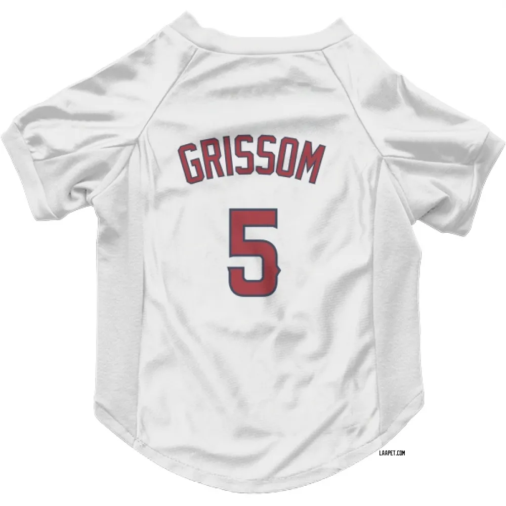 Los Angeles Angels Vaughn Grissom White Pet Jersey for Dog & Cat