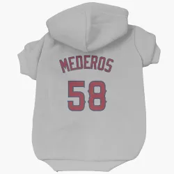 Los Angeles Angels Victor Mederos Gray Pet Hoodie for Dog & Cat