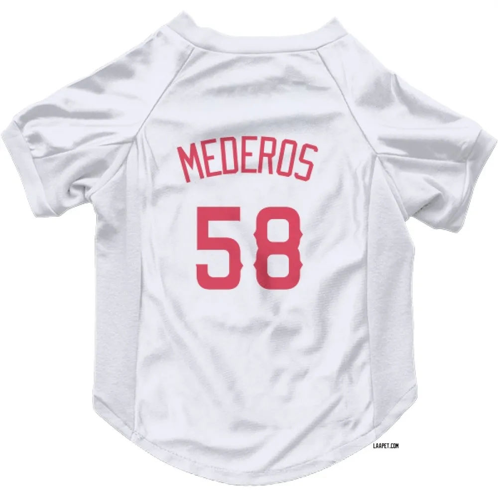Los Angeles Angels Victor Mederos Navy Pet Jersey for Dog & Cat