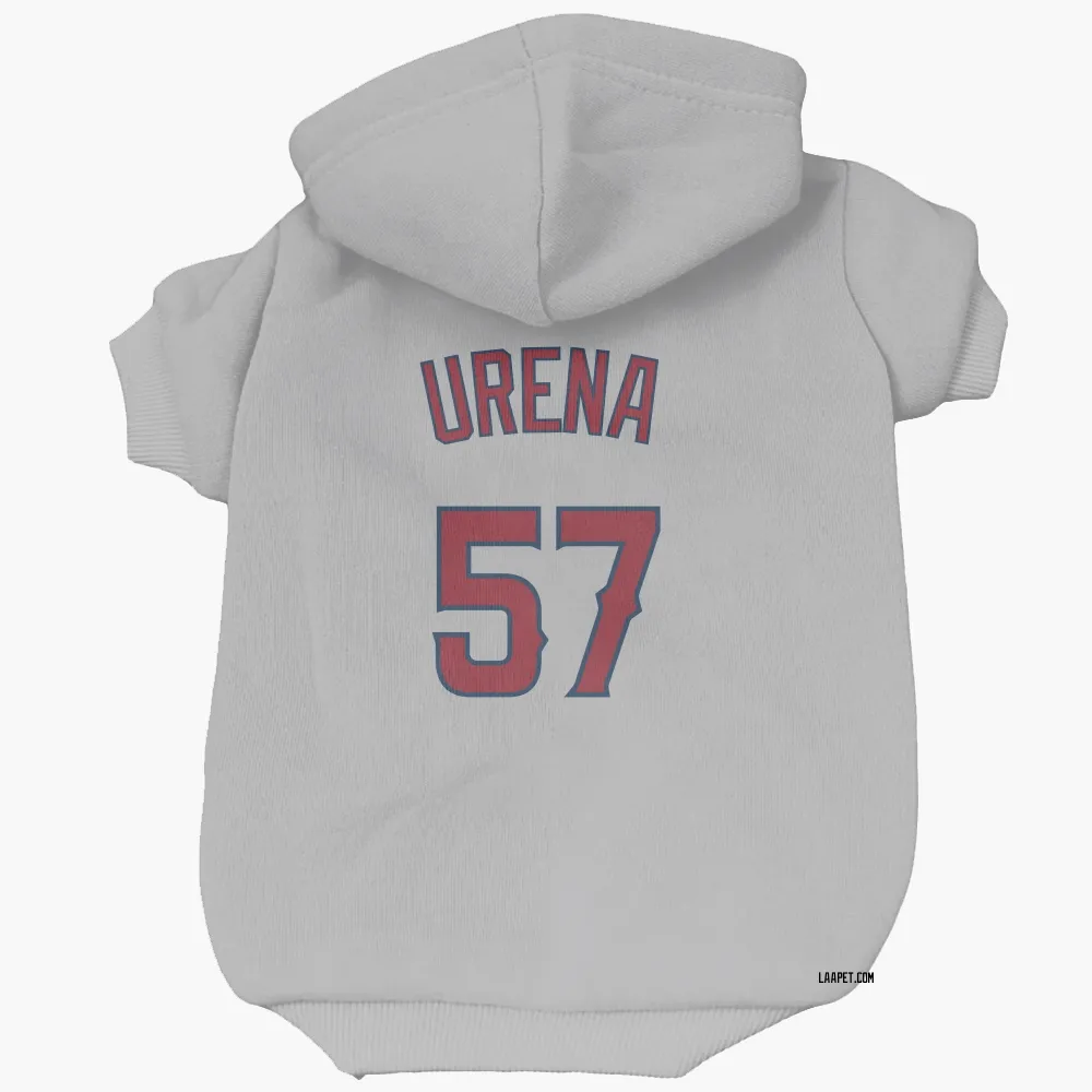 Los Angeles Angels Walbert Urena Gray Pet Hoodie for Dog & Cat