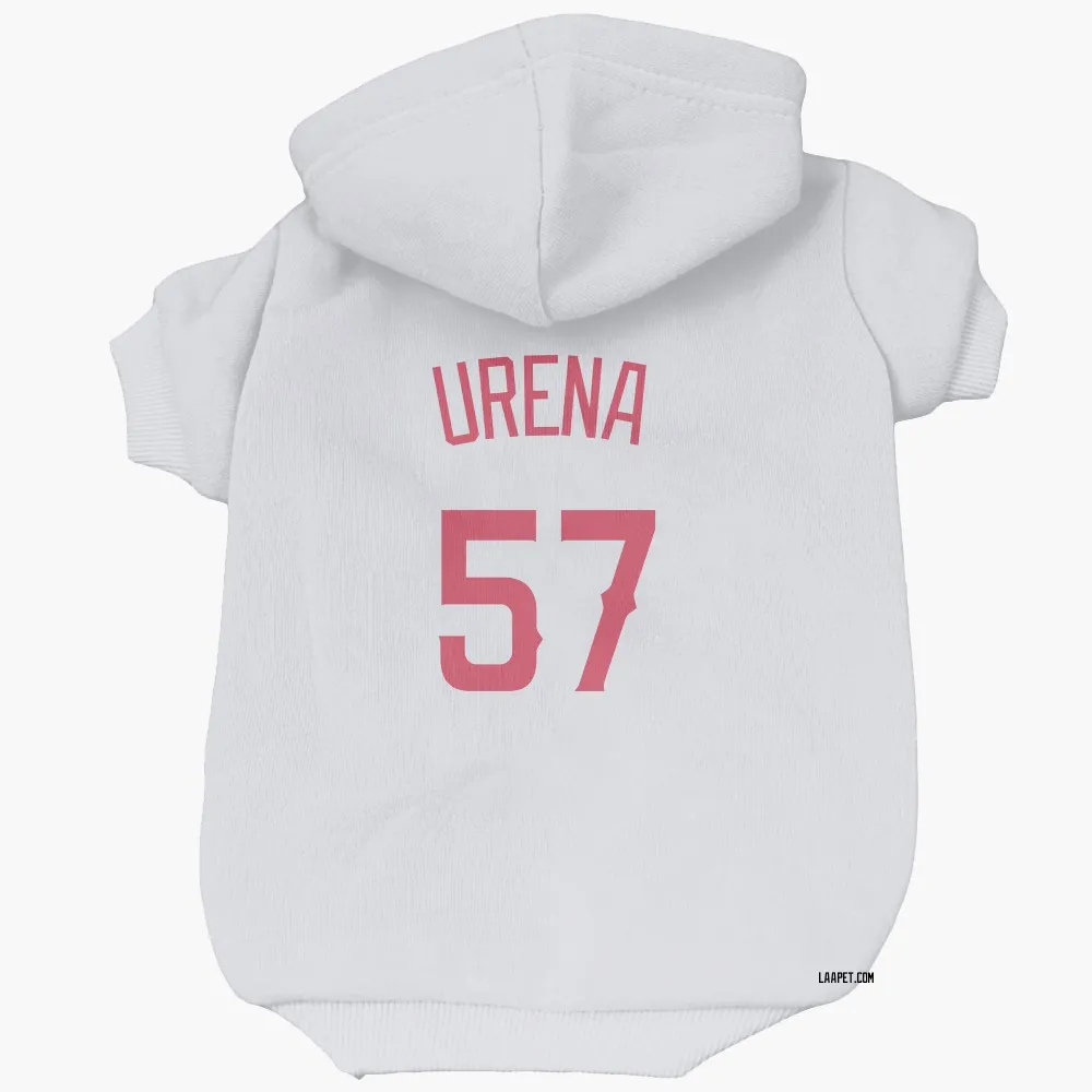 Los Angeles Angels Walbert Urena Navy Pet Hoodie for Dog & Cat