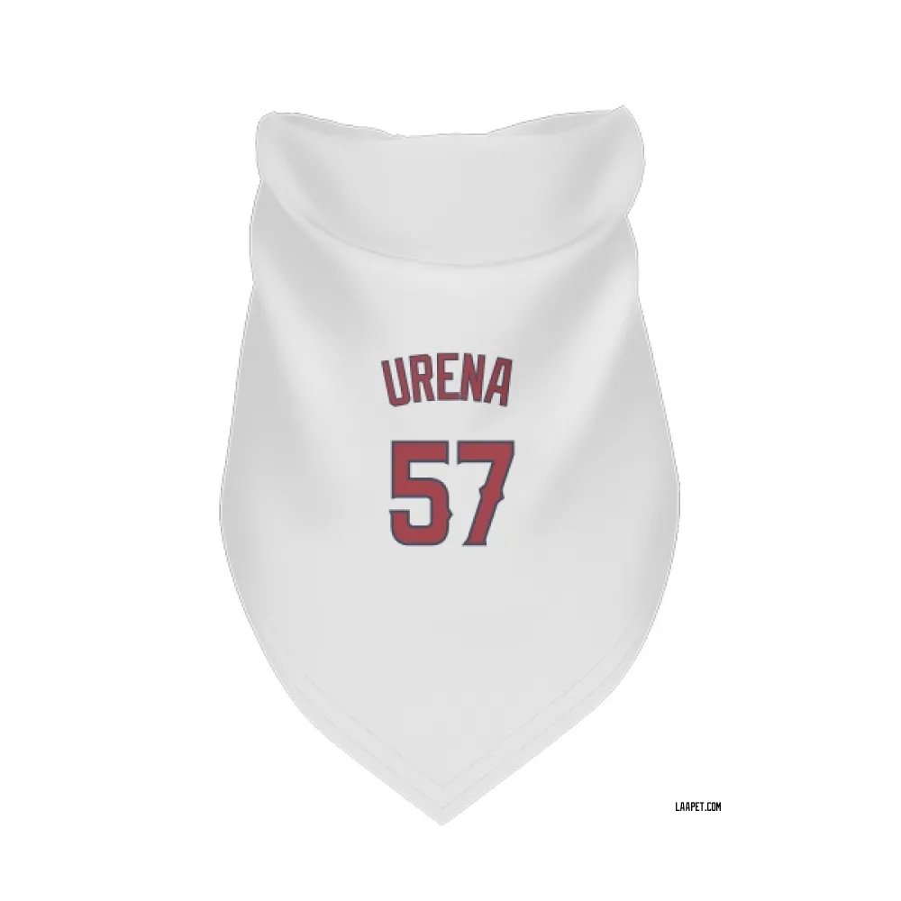 Los Angeles Angels Walbert Urena White Pet Bandana for Dog & Cat