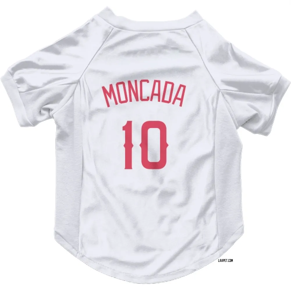 Los Angeles Angels Yoan Moncada Navy Pet Jersey for Dog & Cat