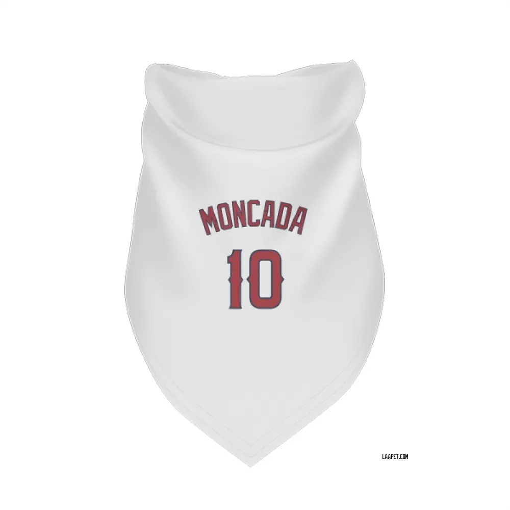 Los Angeles Angels Yoan Moncada White Pet Bandana for Dog & Cat