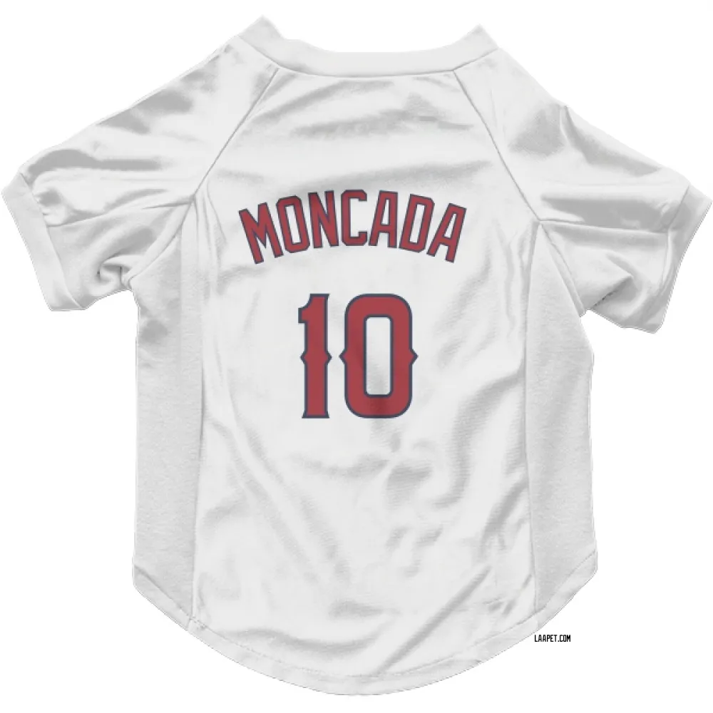Los Angeles Angels Yoan Moncada White Pet Jersey for Dog & Cat