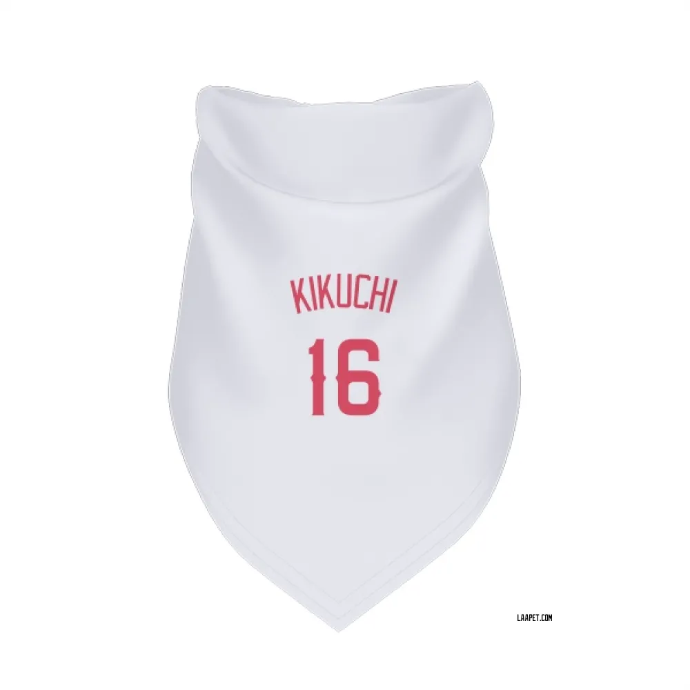 Los Angeles Angels Yusei Kikuchi Navy Pet Bandana for Dog & Cat