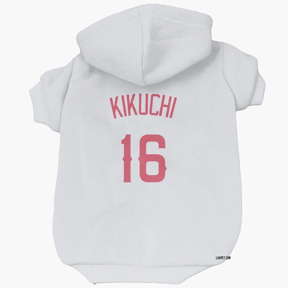 Los Angeles Angels Yusei Kikuchi Navy Pet Hoodie for Dog & Cat