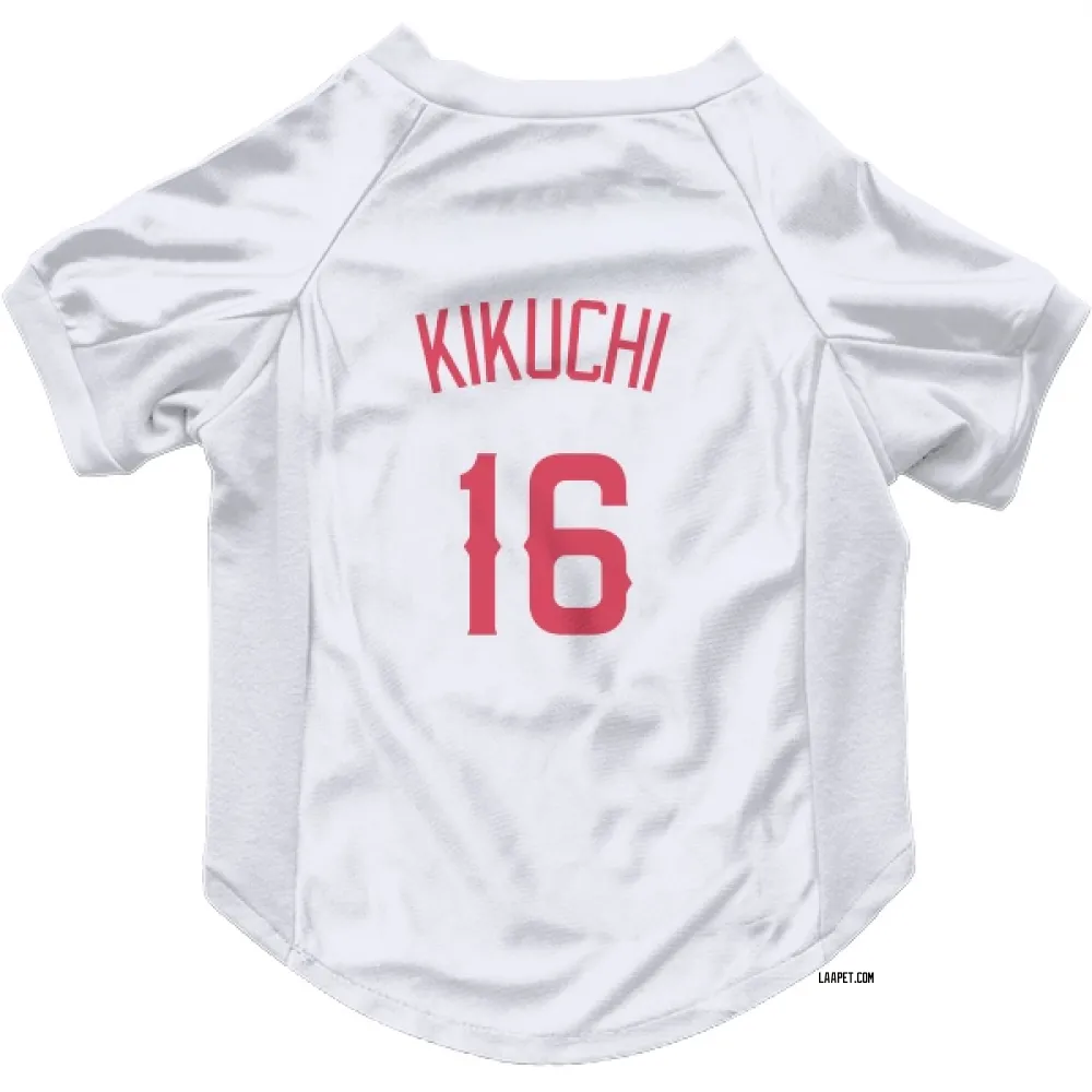 Los Angeles Angels Yusei Kikuchi Navy Pet Jersey for Dog & Cat