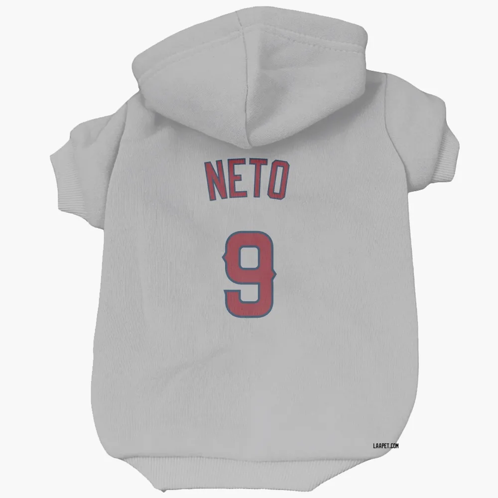 Los Angeles Angels Zach Neto Gray Pet Hoodie for Dog & Cat