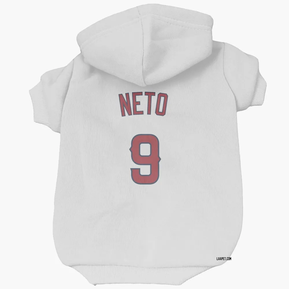 Los Angeles Angels Zach Neto White Pet Hoodie for Dog & Cat